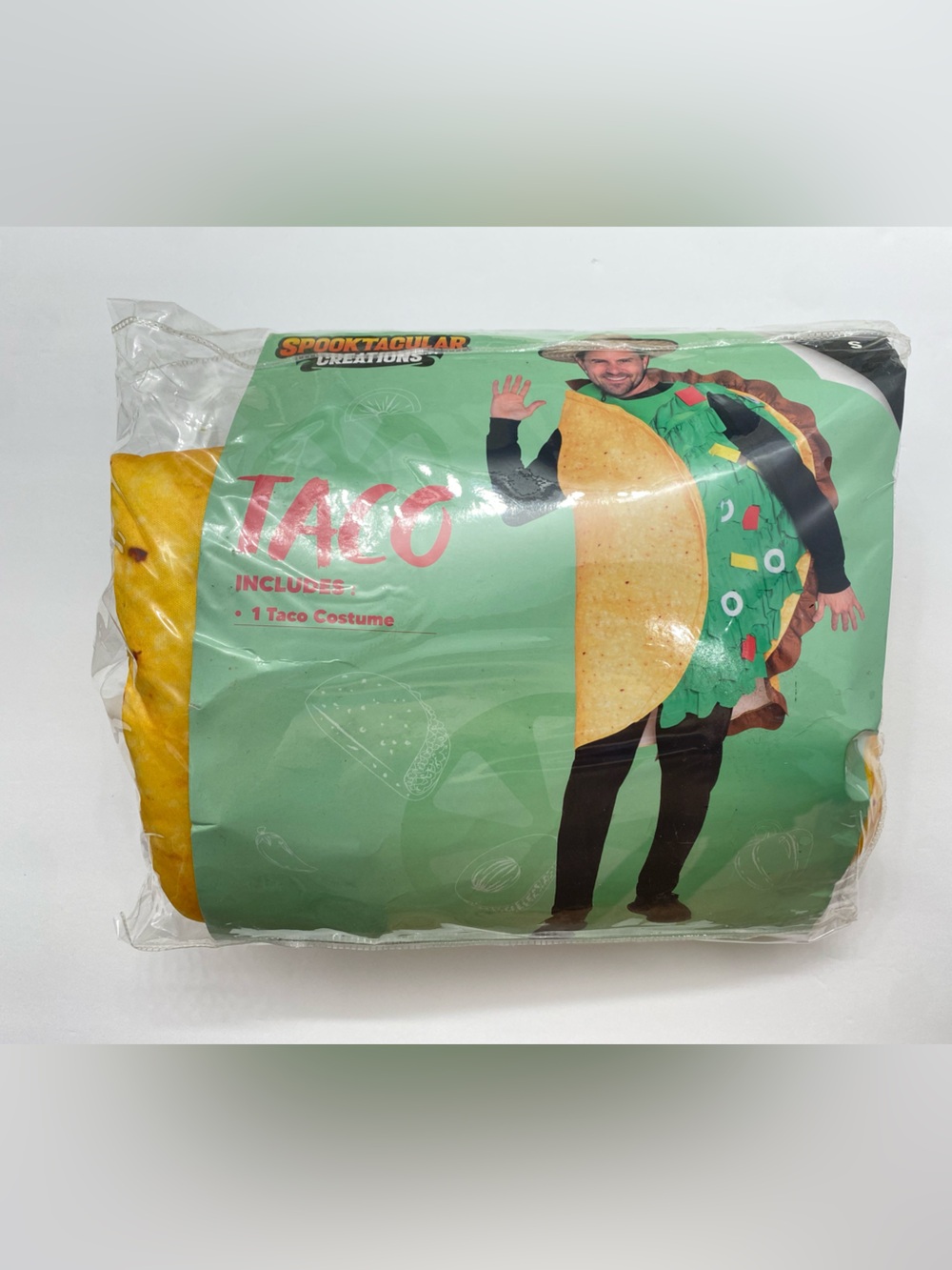 Spooktacular Creations Taco Costume Adult Men Size Small